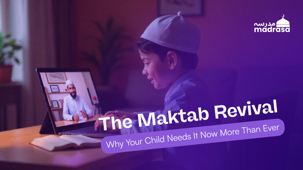 Guided Quran recitation and Tajweed lessons online with Madrasa App