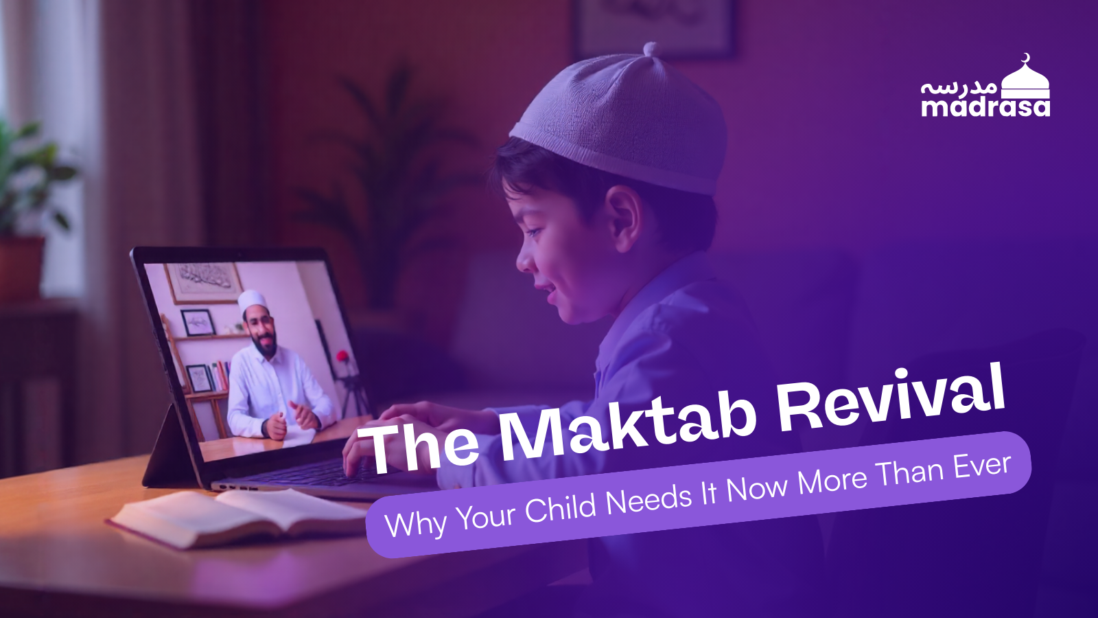 Guided Quran recitation and Tajweed lessons online with Madrasa App